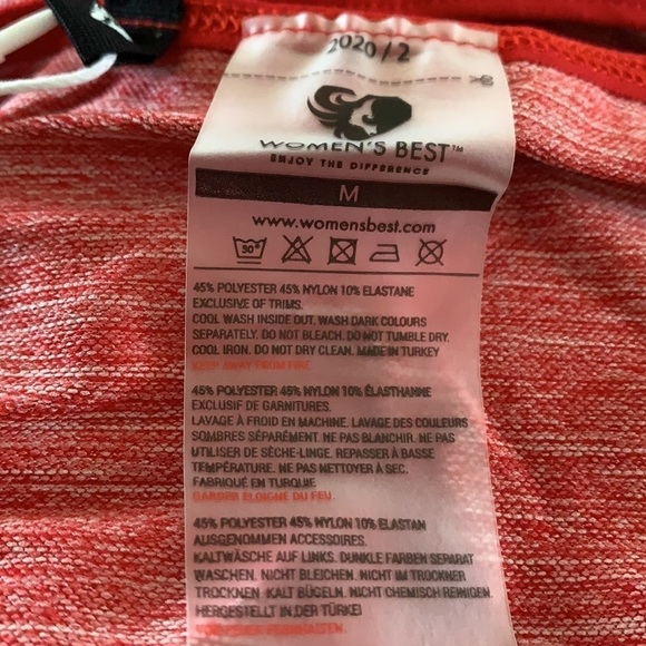 Women’s Best New With Tags Move Seamless Sports Bra Red Marl Size Medium - Picture 6 of 9